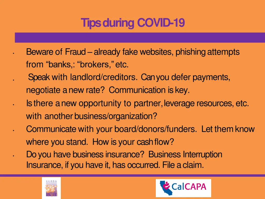 tips duringcovid 19
