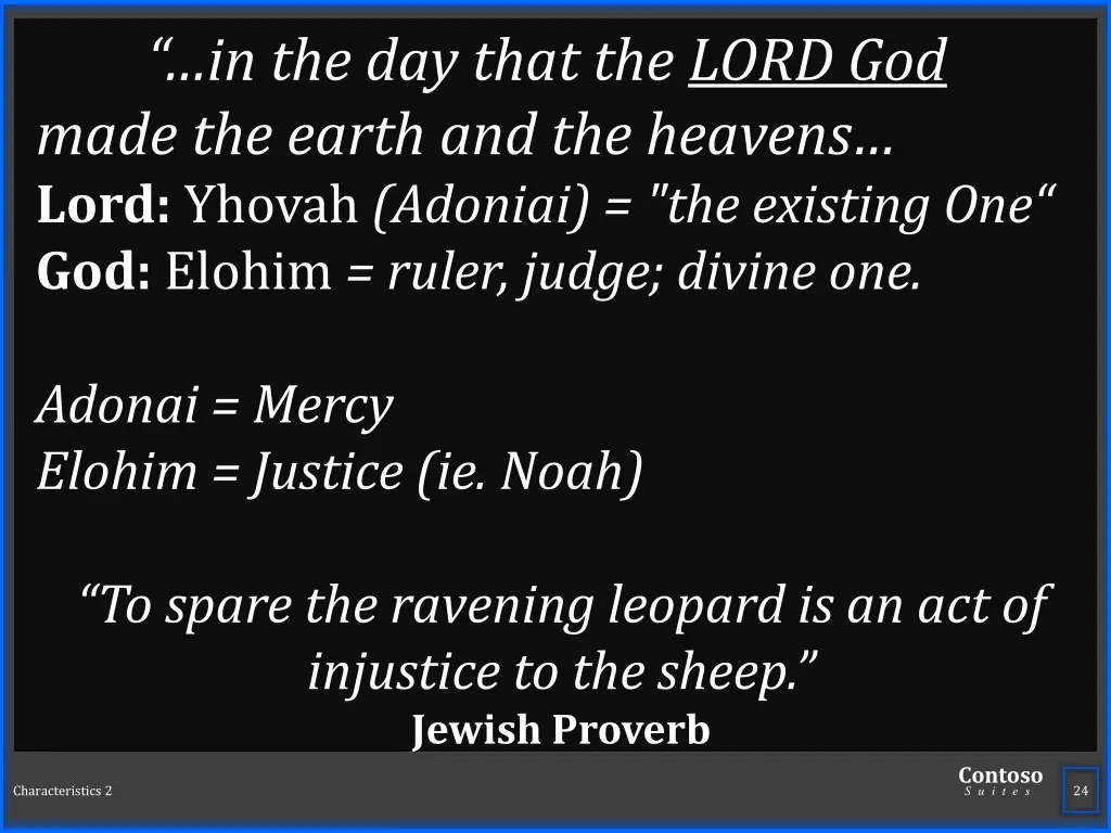 in the day that the lord god made the earth