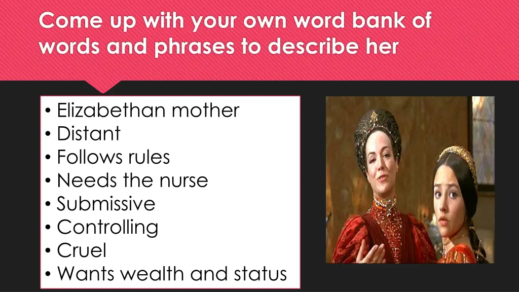 come up with your own word bank of words