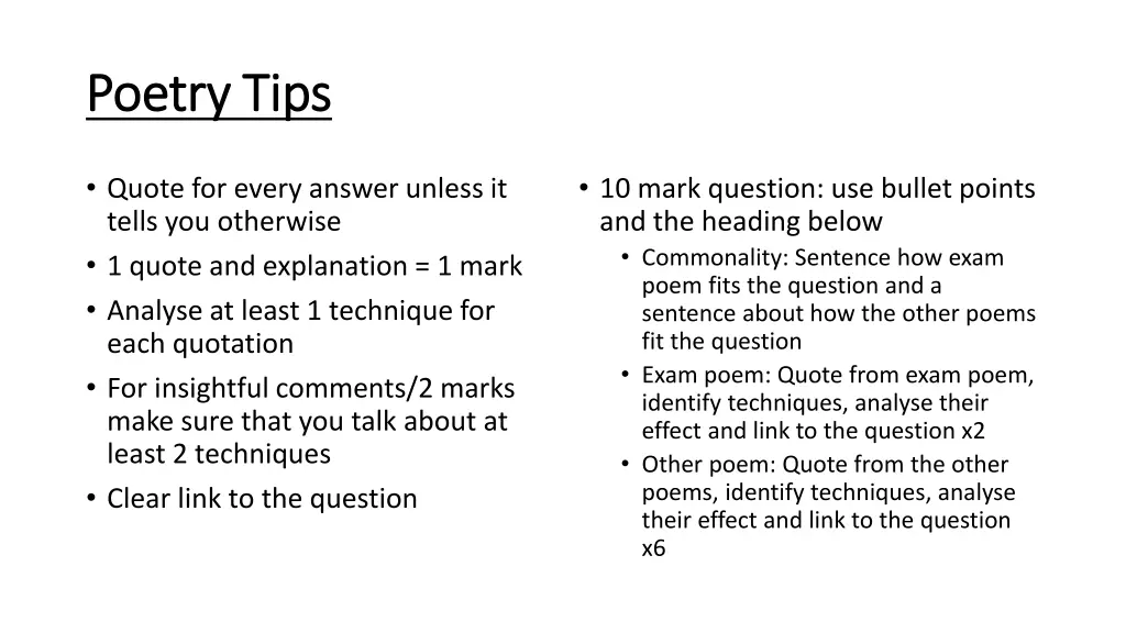 poetry tips poetry tips