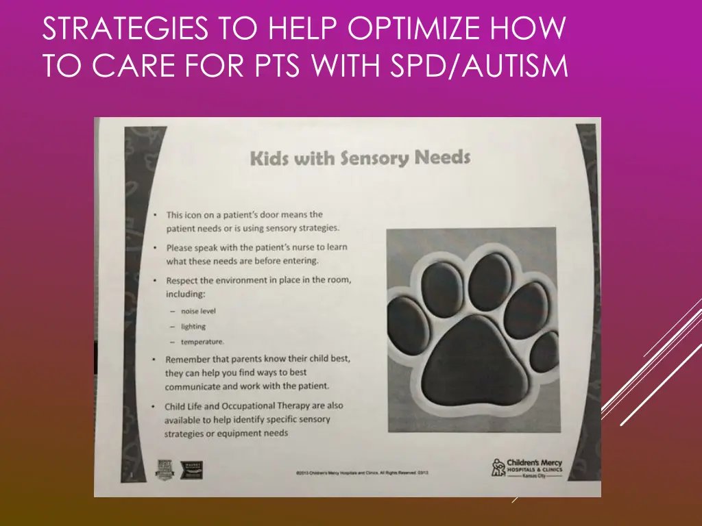 strategies to help optimize how to care