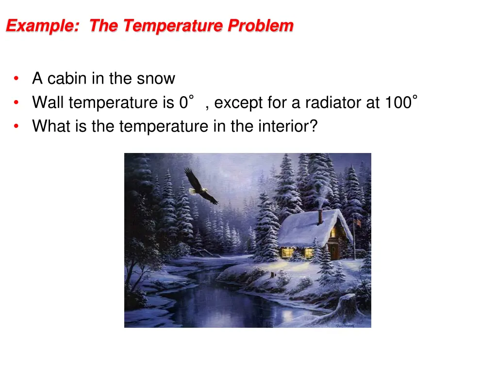 example the temperature problem