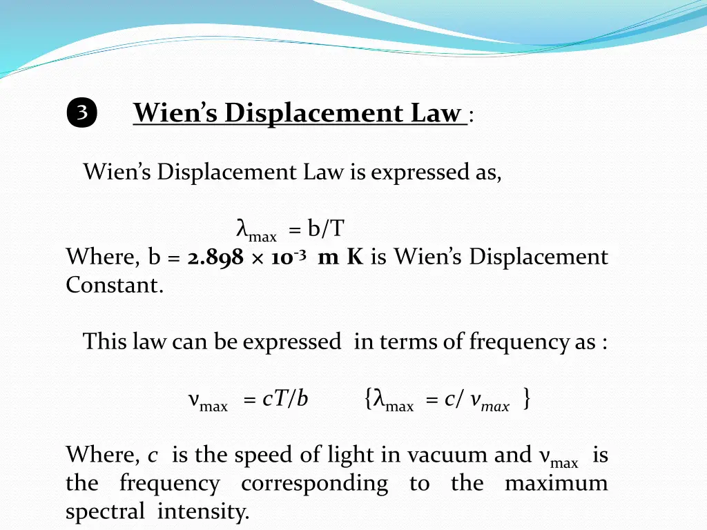 wien s displacement law