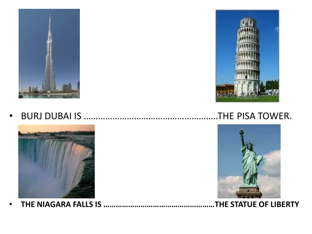 burj dubai is the pisa tower