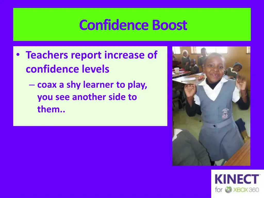 confidence boost