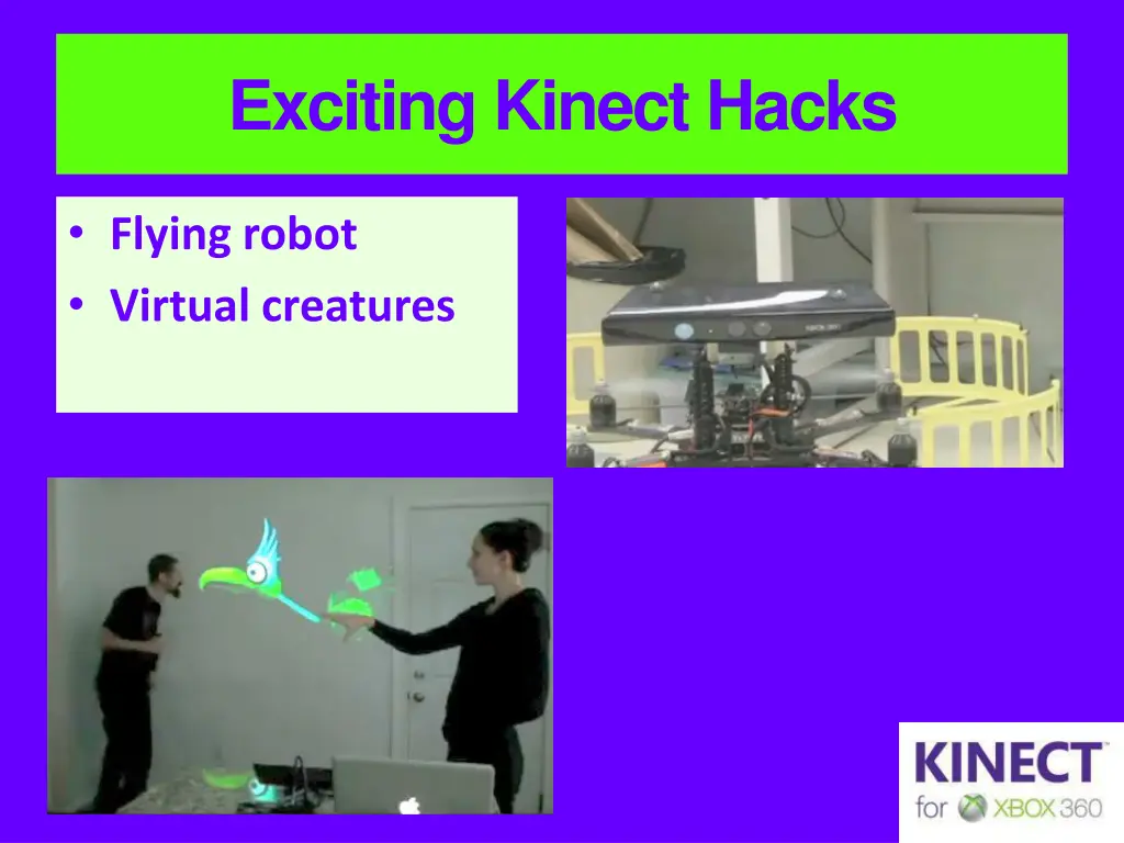 exciting kinect hacks