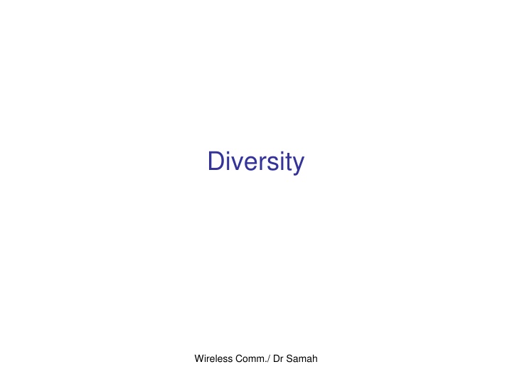 diversity