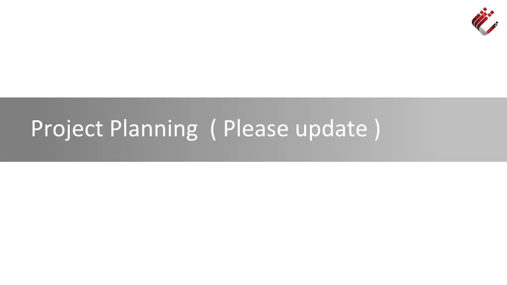 project planning please update