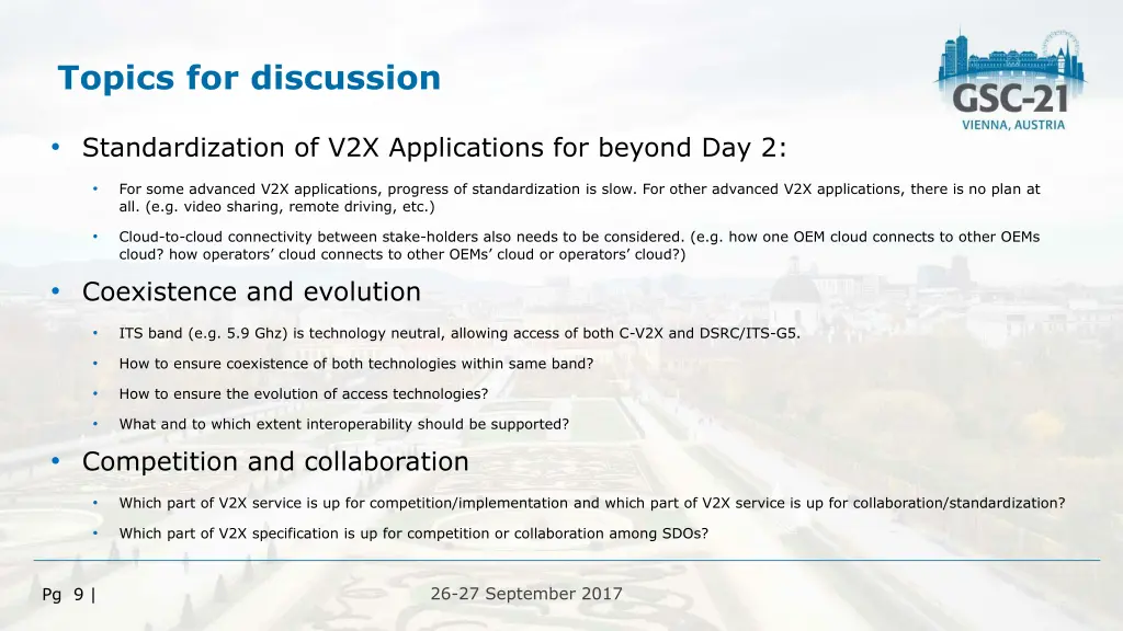topics for discussion