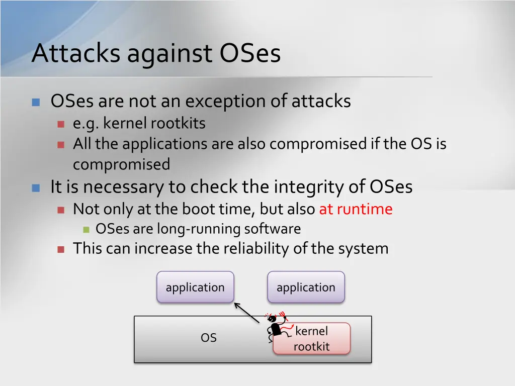 attacks against oses