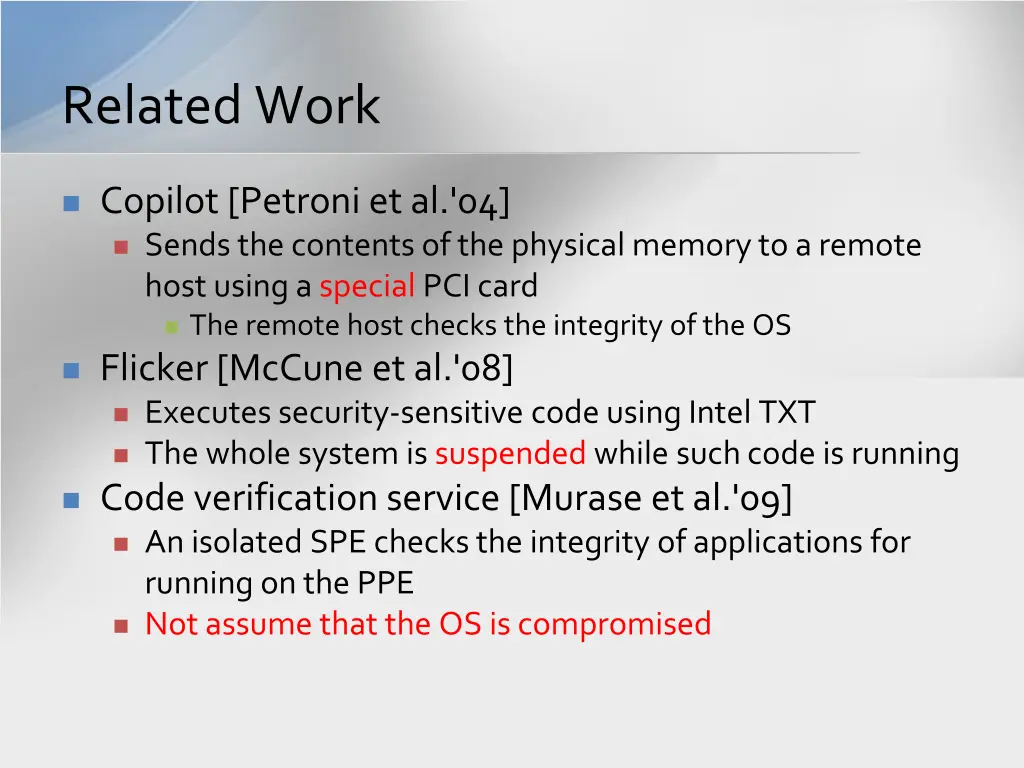 related work