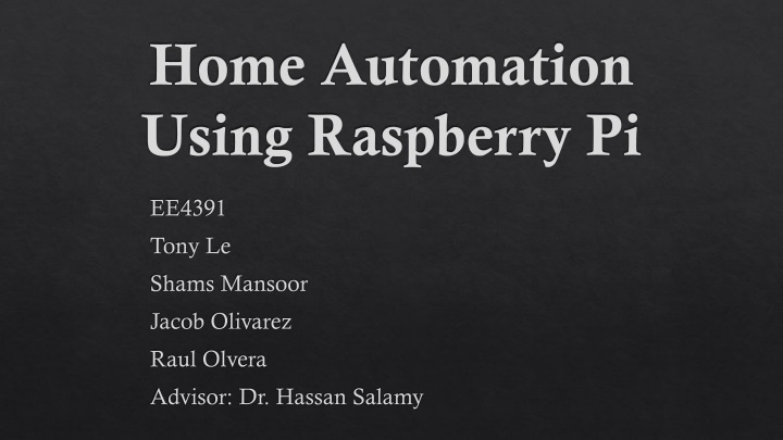 home automation using raspberry pi