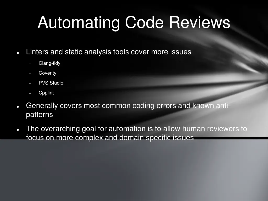 automating code reviews 1