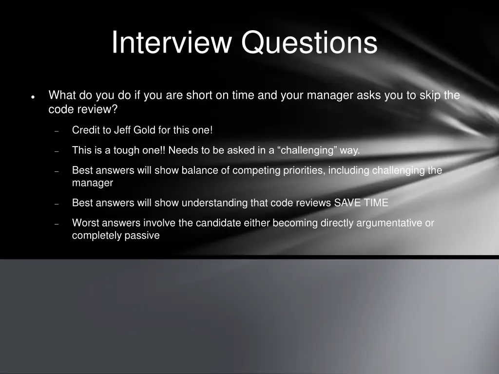 interview questions 2