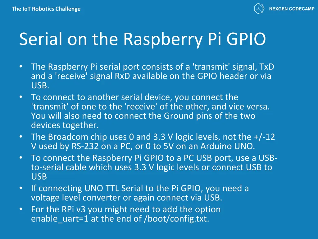 the iot robotics challenge 9