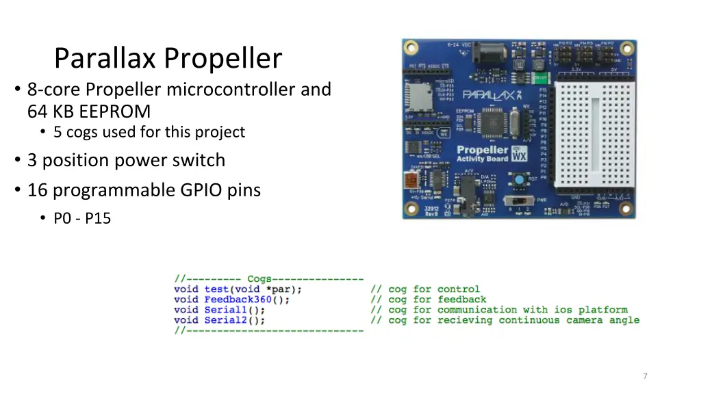 parallax propeller 8 core propeller