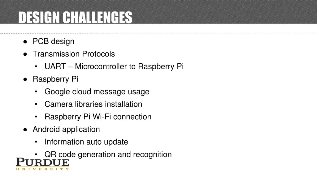 design challenges