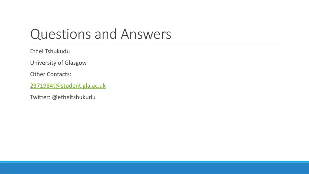 questions and answers