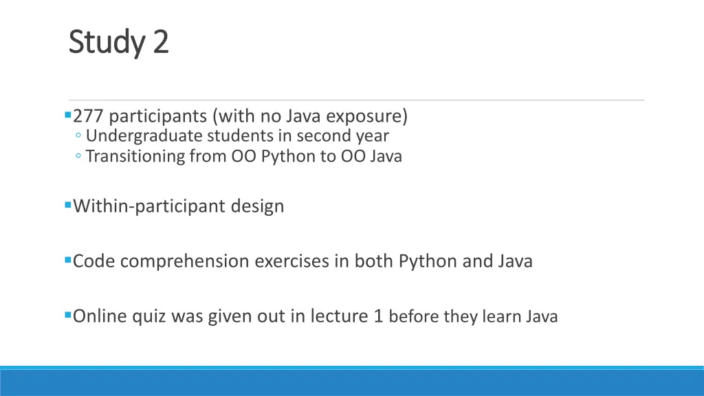 study 2 study 2