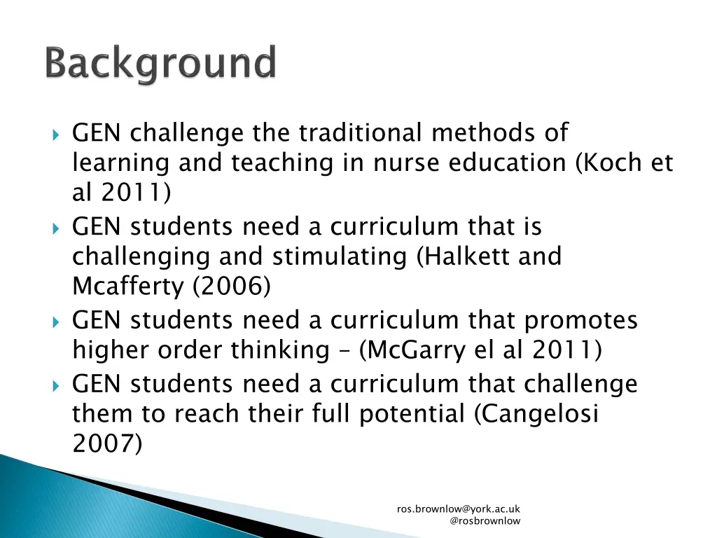 gen challenge the traditional methods of learning