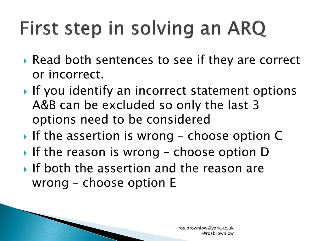 read both sentences to see if they are correct