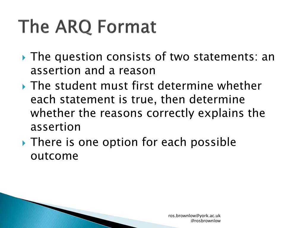 the question consists of two statements