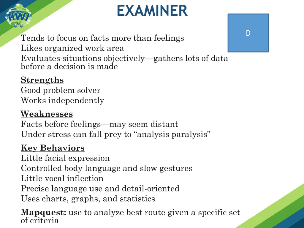 examiner