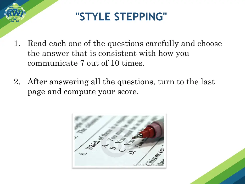 style stepping