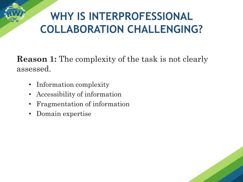 why is interprofessional collaboration challenging 1