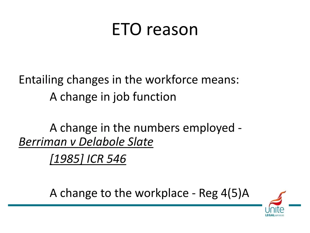 eto reason
