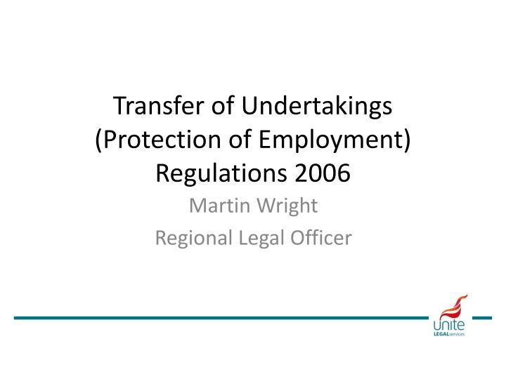 transfer of undertakings protection of employment