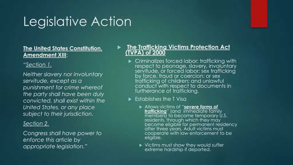legislative action