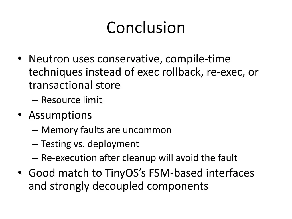 conclusion