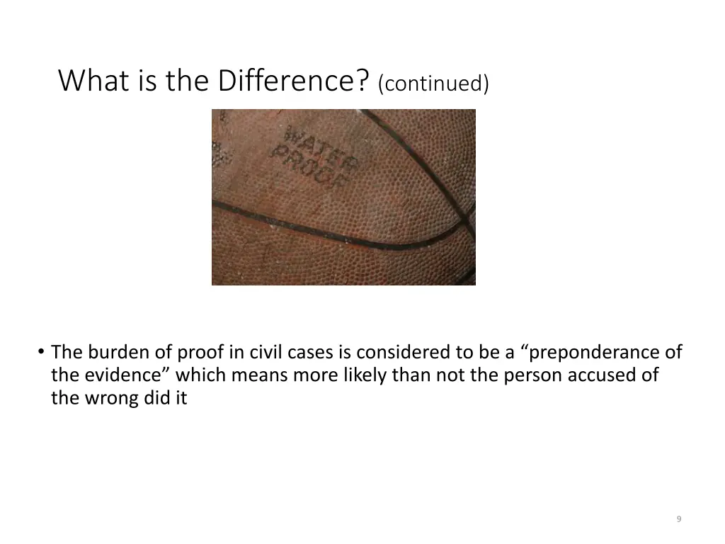 what is the difference continued 1