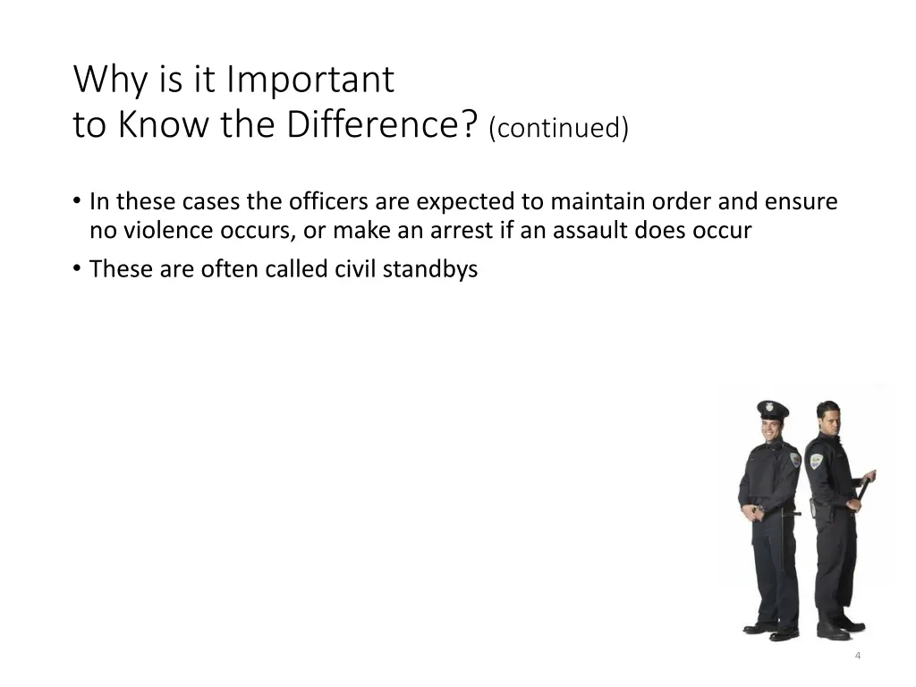 why is it important to know the difference 1