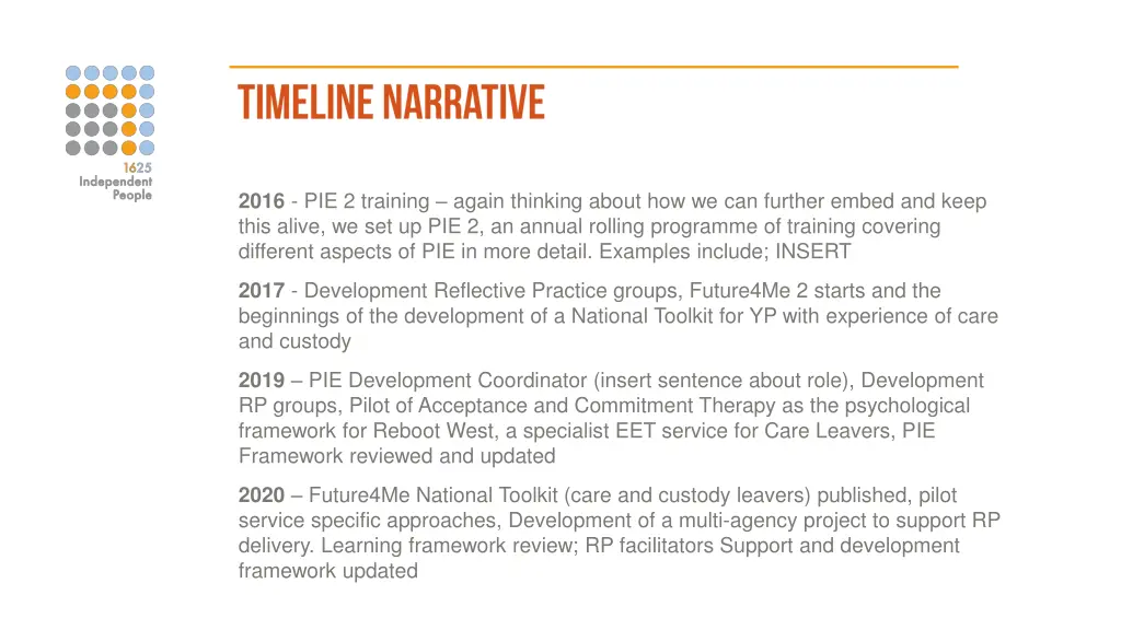 2016 pie 2 training again thinking about