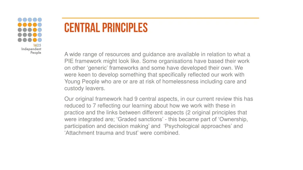 a wide range of resources and guidance