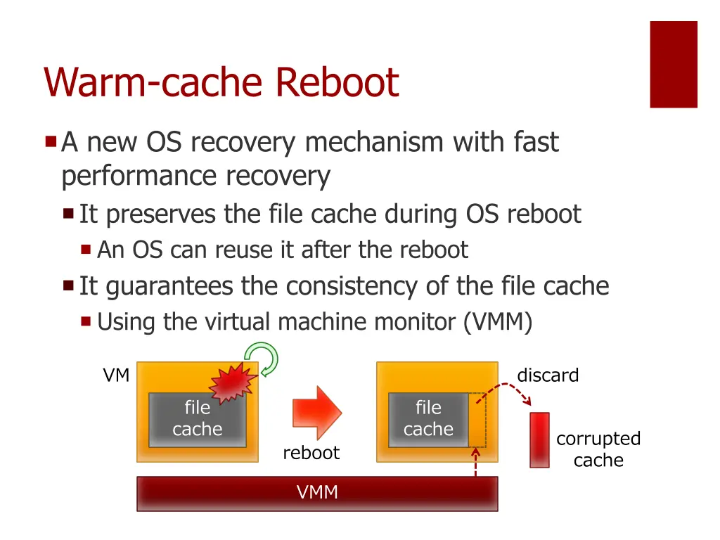 warm cache reboot