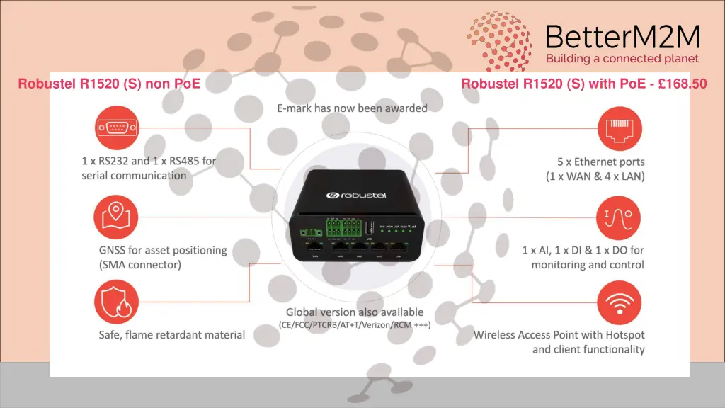 robustel r1520 s non poe