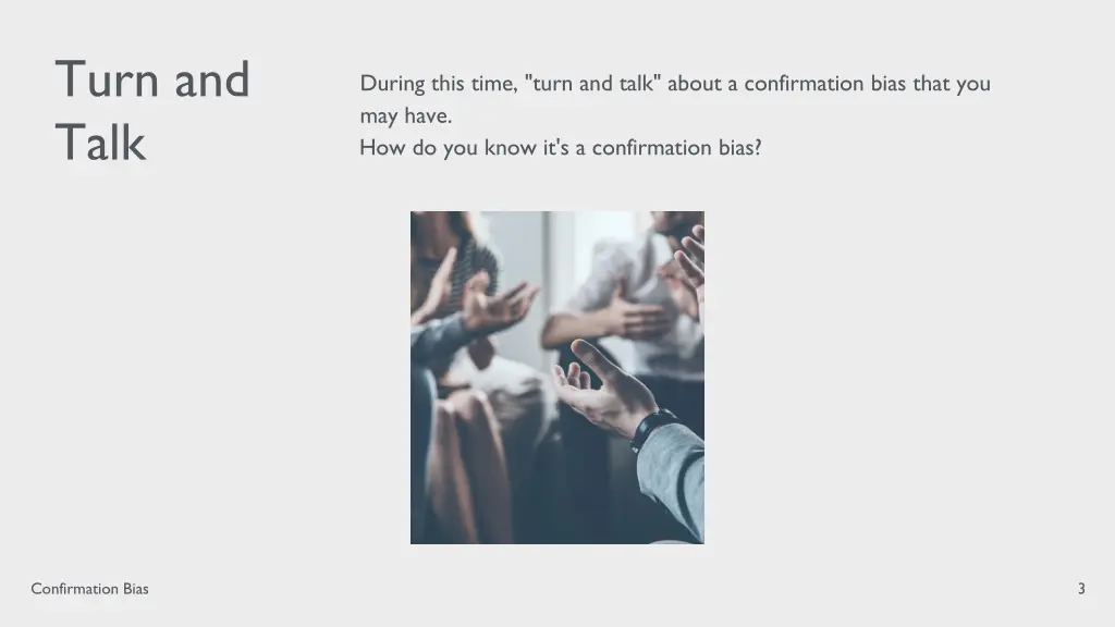 turn and talk
