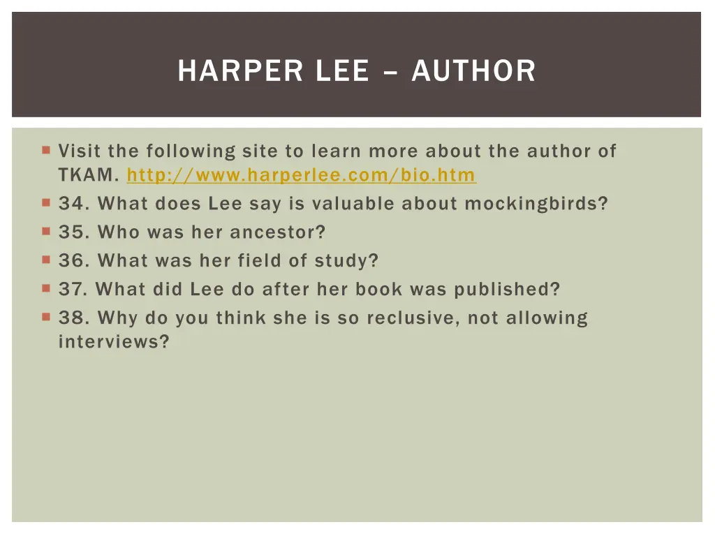 harper lee author