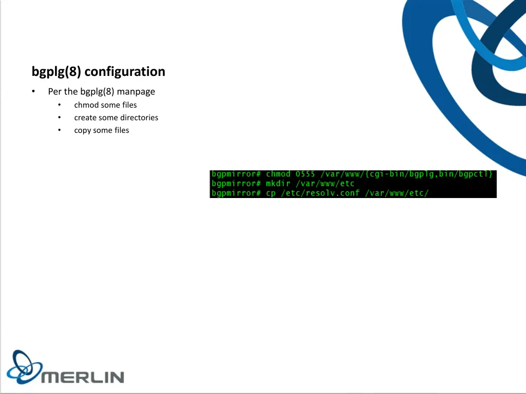 bgplg 8 configuration