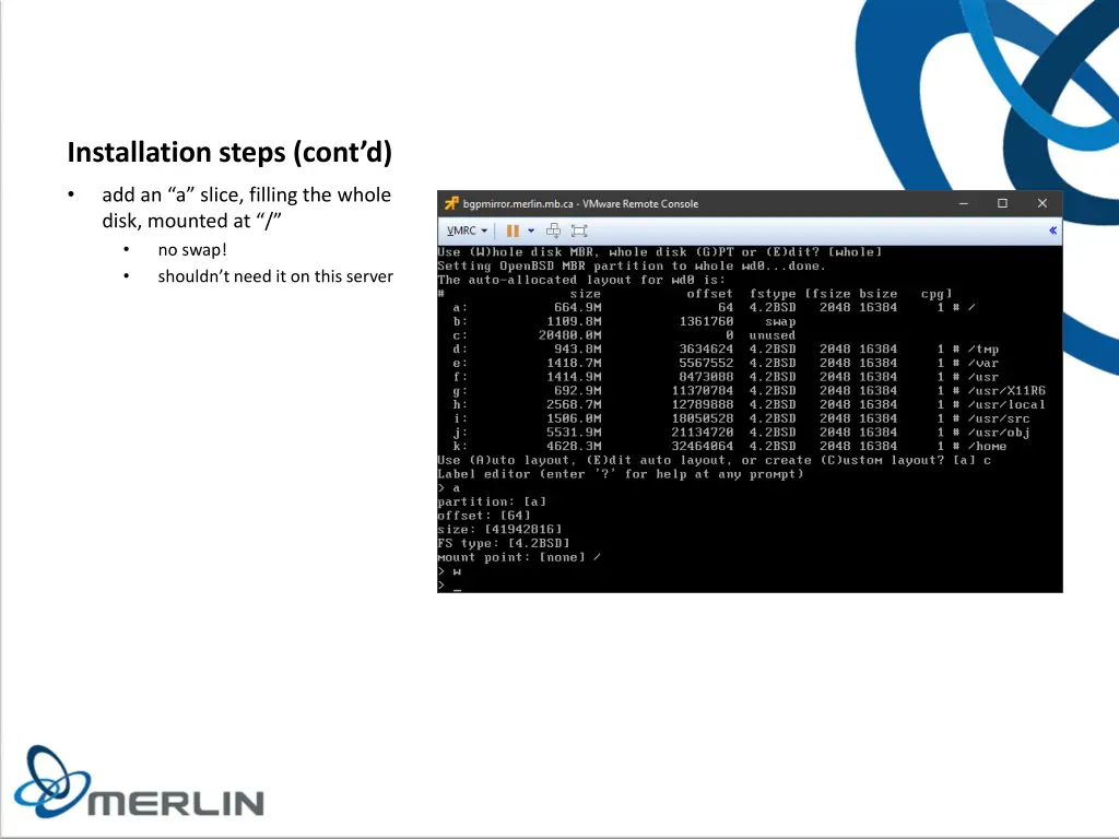 installation steps cont d 1