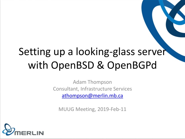 setting up a looking glass server with openbsd