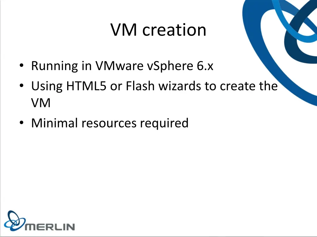 vm creation