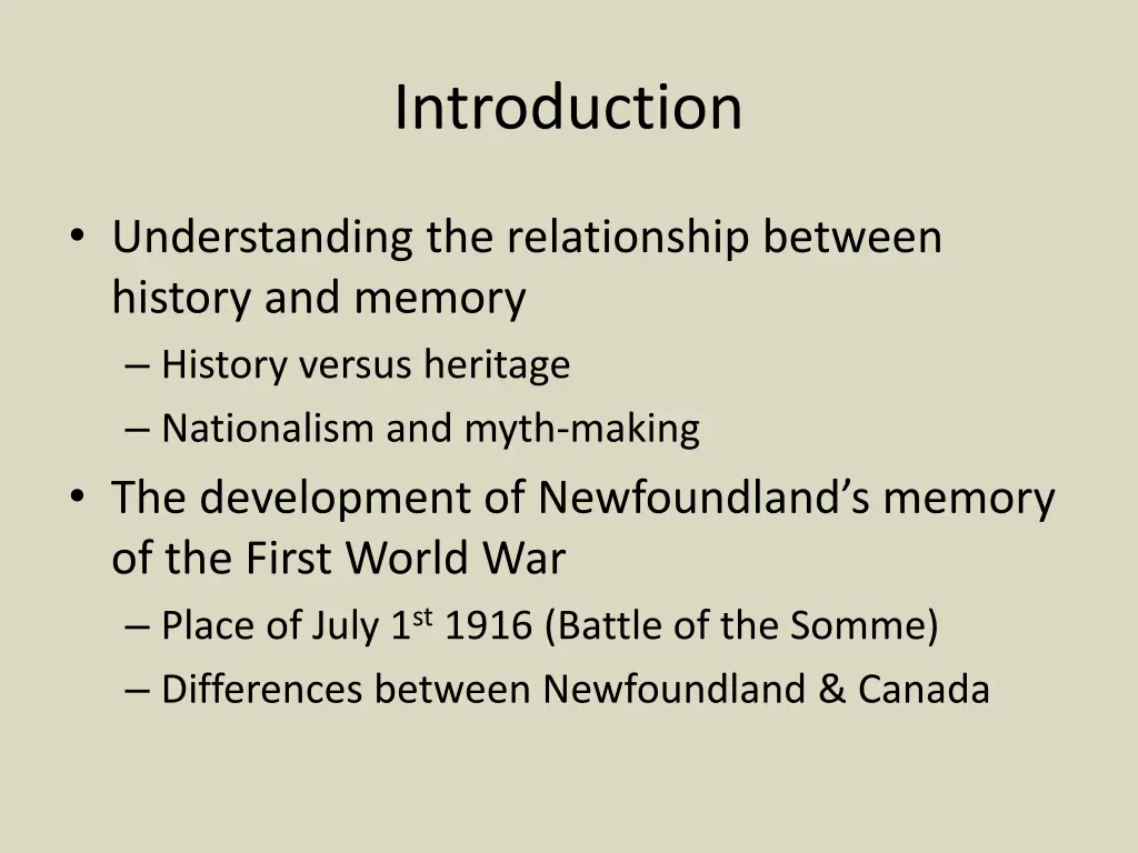 introduction