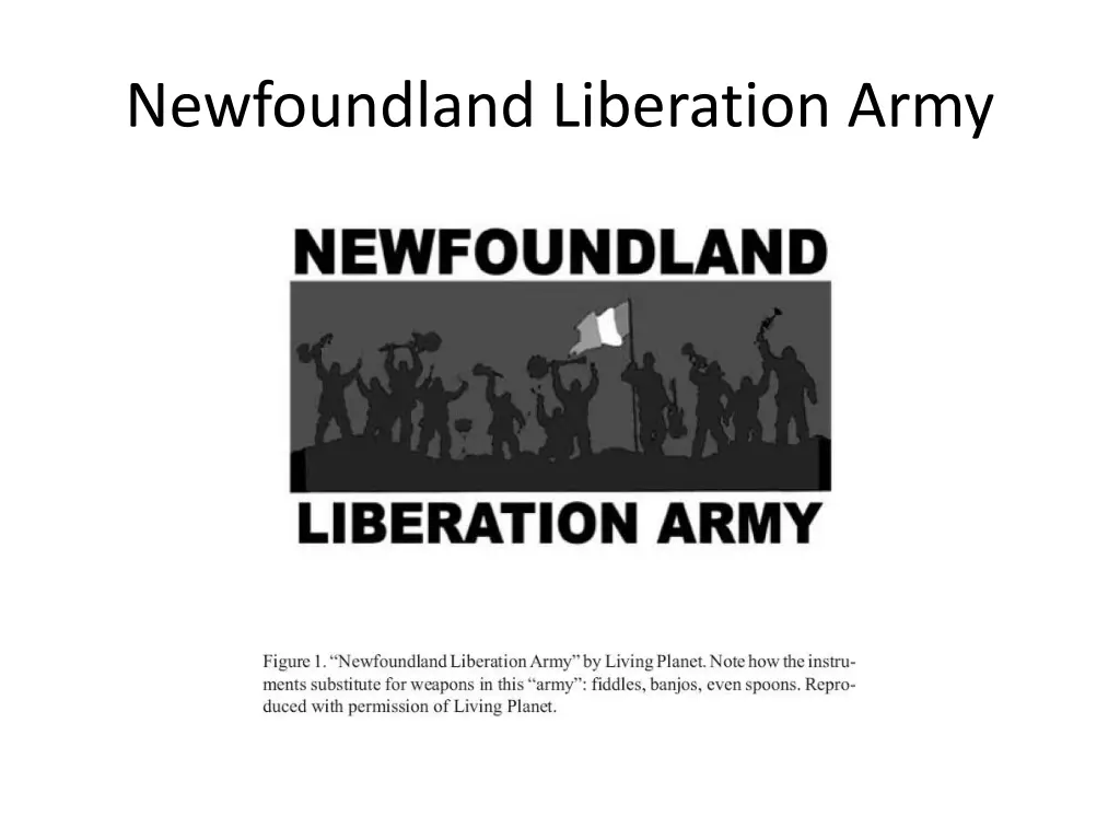 newfoundland liberation army