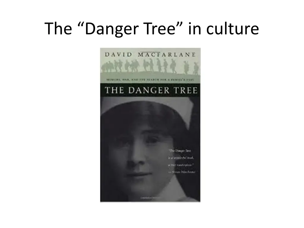 the danger tree in culture