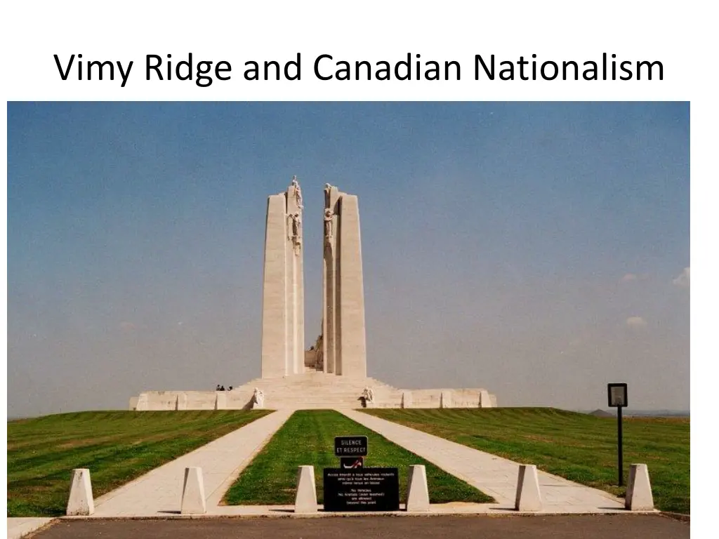 vimy ridge and canadian nationalism
