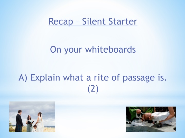 recap silent starter
